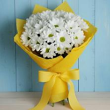 Букет цветов из:  Хризантемы в Чернь