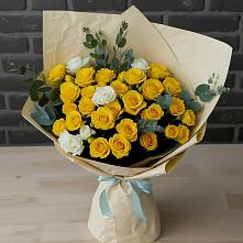 Букет цветов из:  Розы #REPLACE_PRED# Чернь