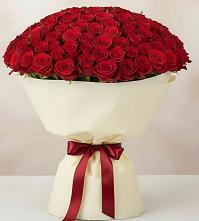 Букет 101 Красная роза Милано в Чернь