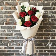 Букет цветов из:  Розы #REPLACE_PRED# Чернь