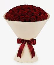 Букет 101 Бордовая роза Блэк Бакарра в Чернь