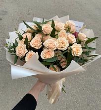 Букет Кремовые розы Латте в Чернь