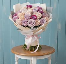 Букет цветов из:  Розы #REPLACE_PRED# Чернь