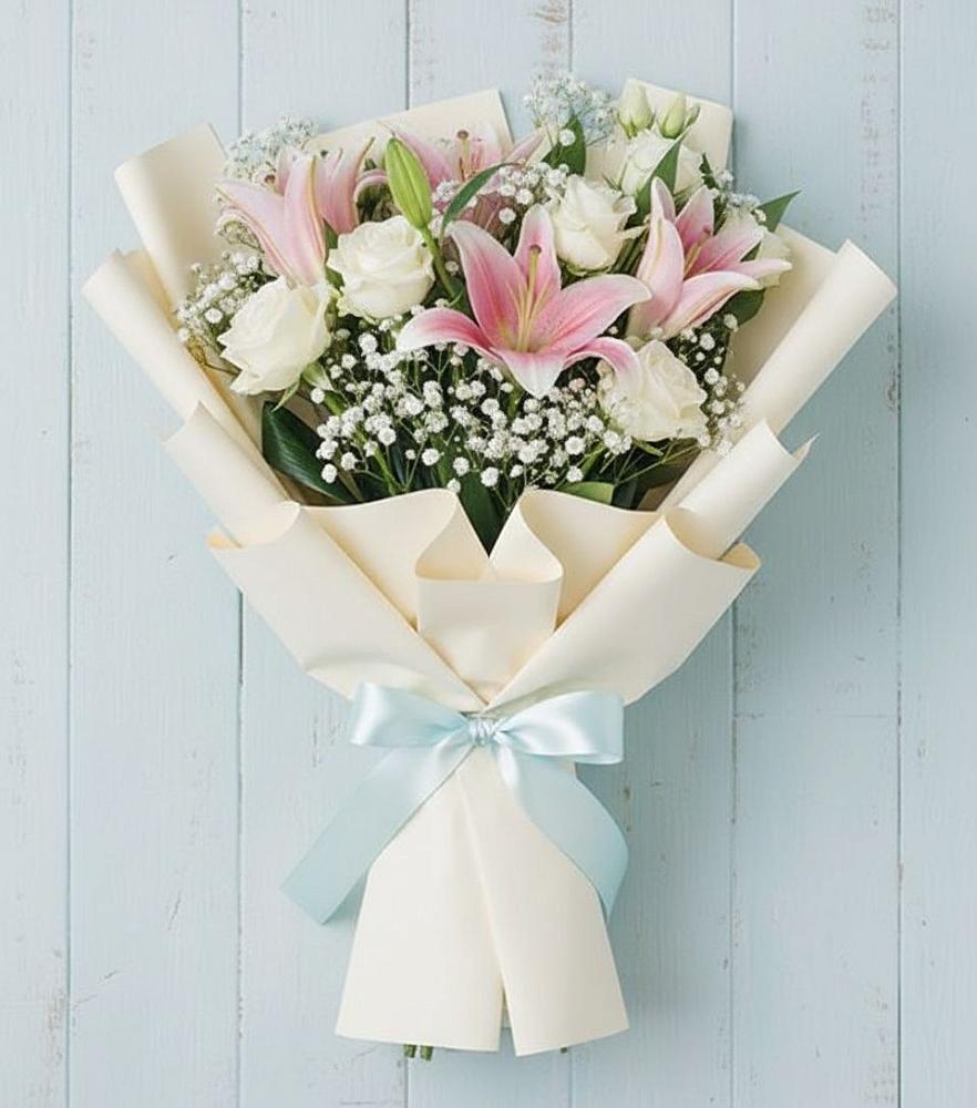 Букет цветов из: Лилии в Чернь