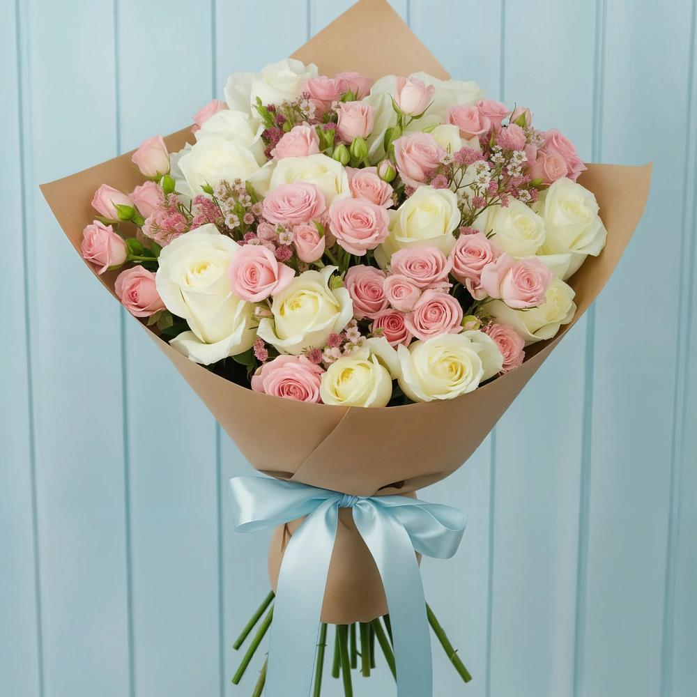 Букет цветов из: Розы в Чернь