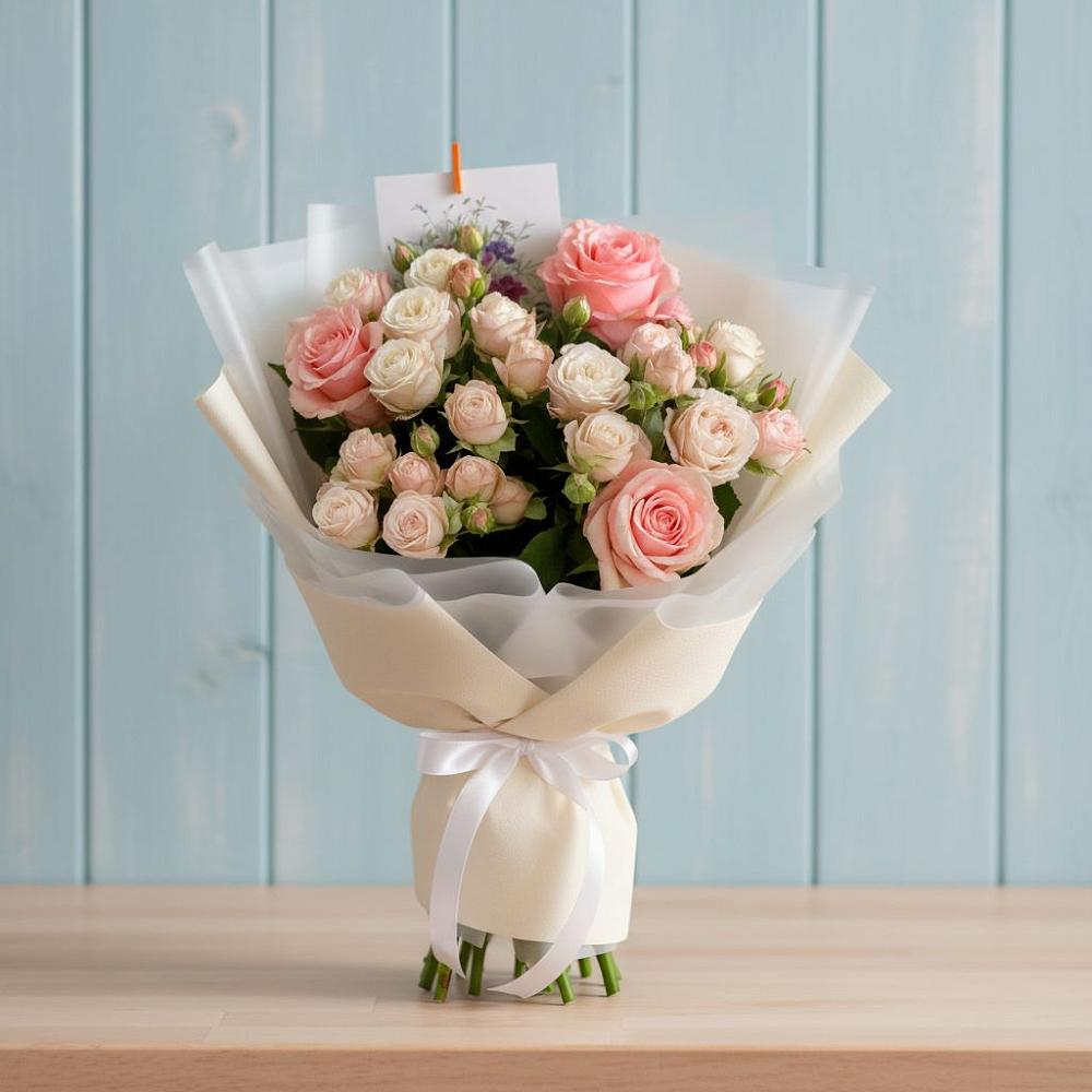 Букет цветов из: Розы в Чернь