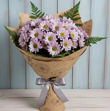 Букет цветов из:  Хризантемы в Чернь