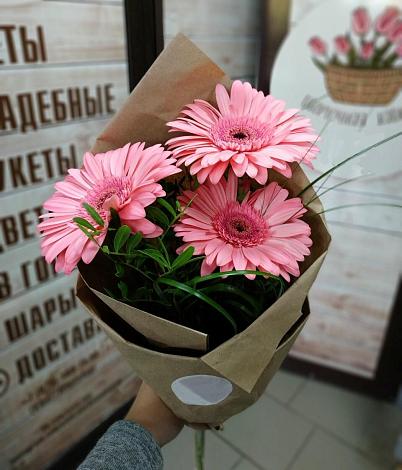 Букет цветов из: Герберы в Чернь