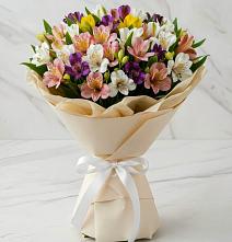 Букет цветов из:  Альстромерии #REPLACE_PRED# Чернь