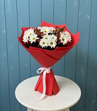 Букет цветов из:  Хризантемы #REPLACE_PRED# Чернь