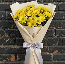 Букет цветов из:  Хризантемы в Чернь