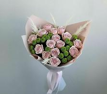 Букет цветов из:  Розы и Хризантемы в Чернь