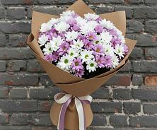 Букет цветов из:  Хризантемы в Чернь