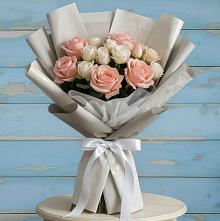 Букет цветов из:  Розы в Чернь