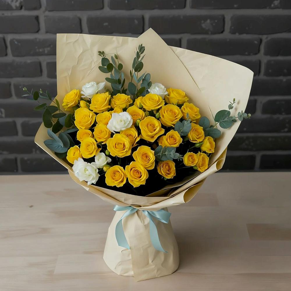 Букет цветов из: Розы в Чернь