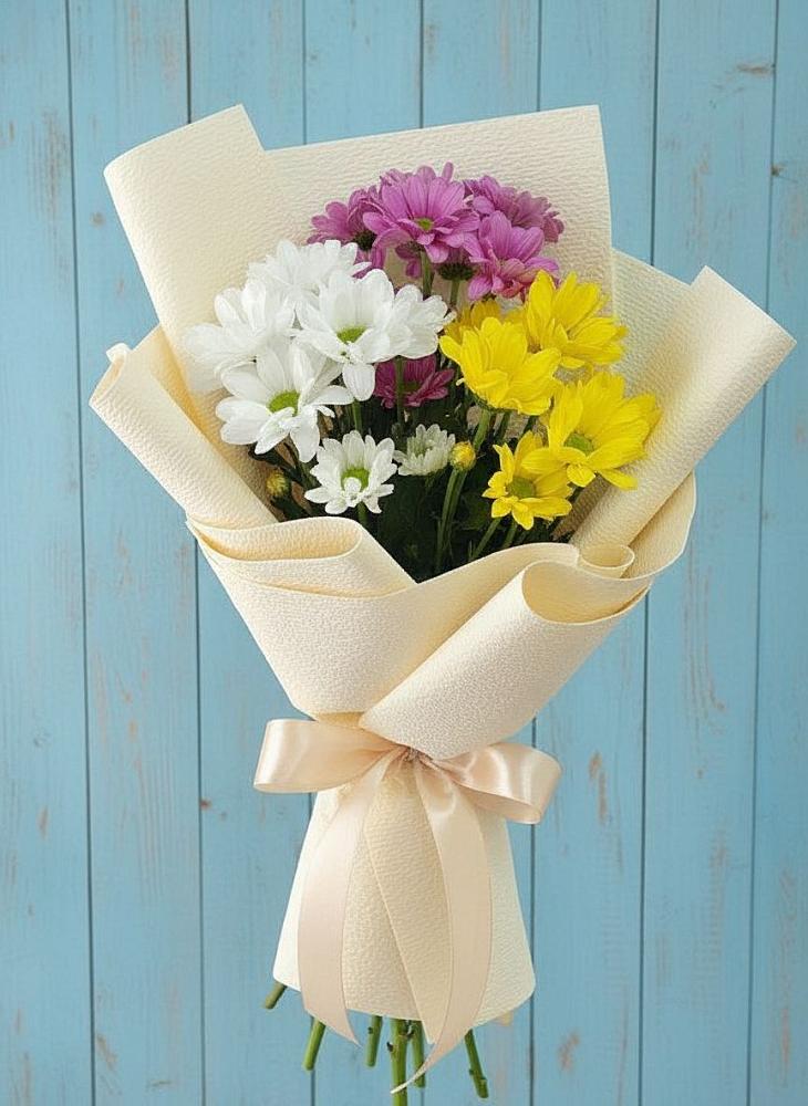 Букет цветов из: Хризантемы в Чернь