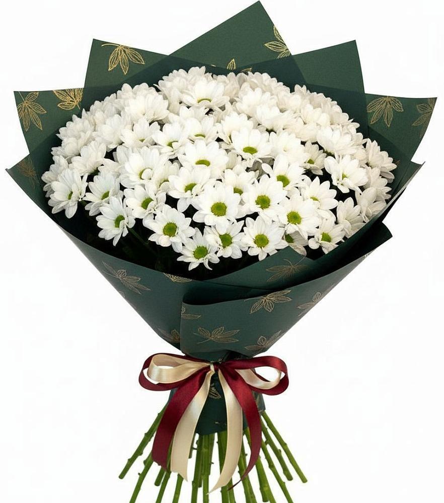 Букет цветов из: Хризантемы в Чернь