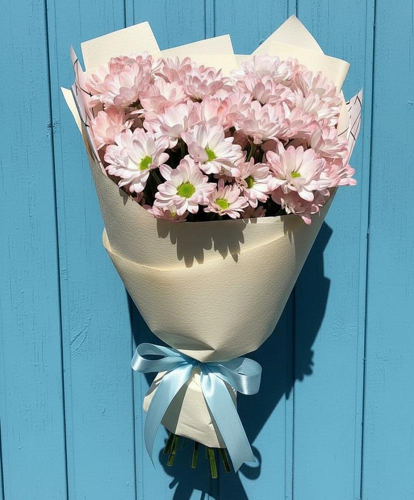 Букет цветов из: Хризантемы в Чернь