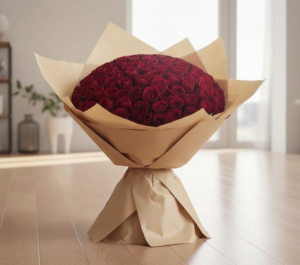 Букет 101 Красная роза в Чернь