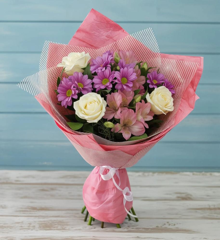 Букет цветов из: Герберы в Чернь