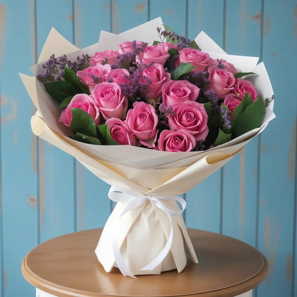 Букет цветов из: Розы в Чернь