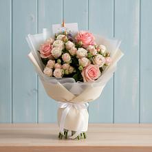 Букет цветов из:  Розы #REPLACE_PRED# Чернь