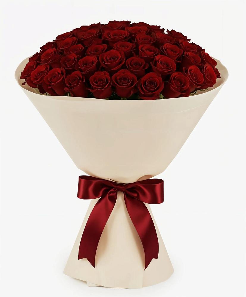 Букет 101 Бордовая роза Блэк Бакарра в Чернь