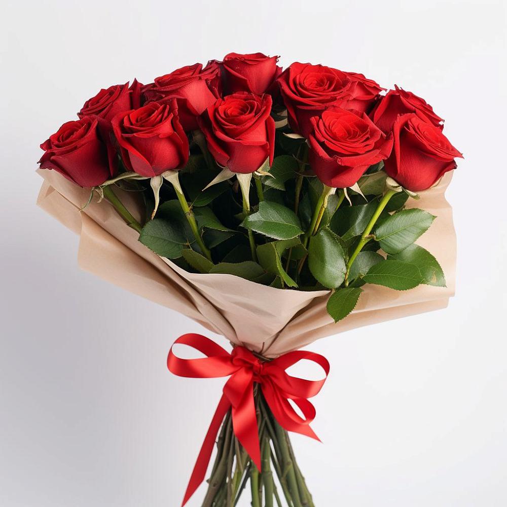 Букет 11 Красных роз Эдлесс Лав в Чернь