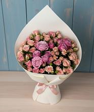 Букет цветов из:  Розы #REPLACE_PRED# Чернь